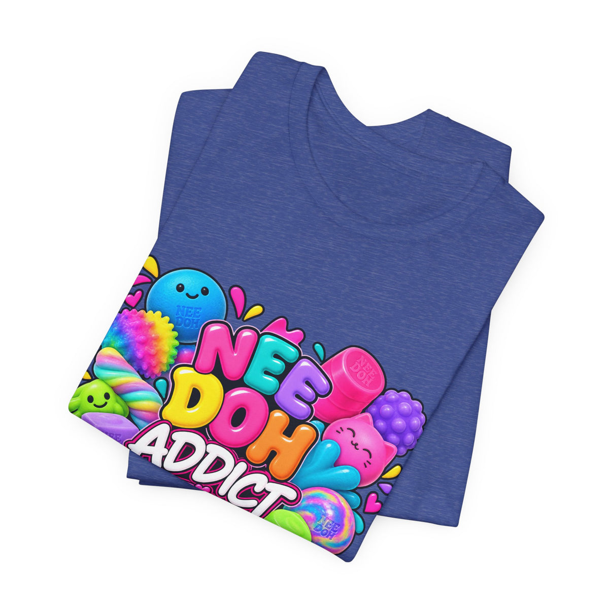 NeeDoh Addict Tee — Colorful Stress Ball Lover T-Shirt