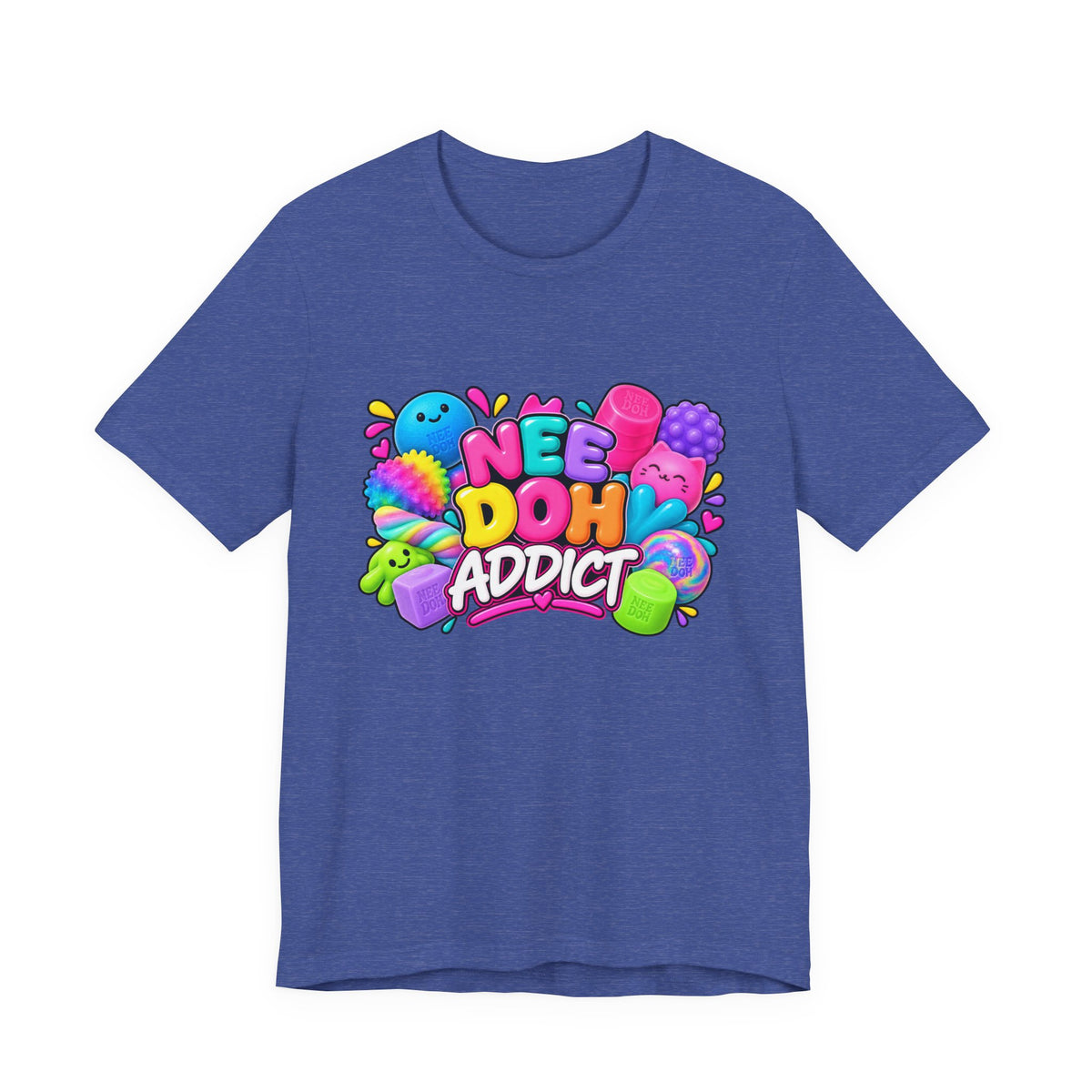 NeeDoh Addict Tee — Colorful Stress Ball Lover T-Shirt