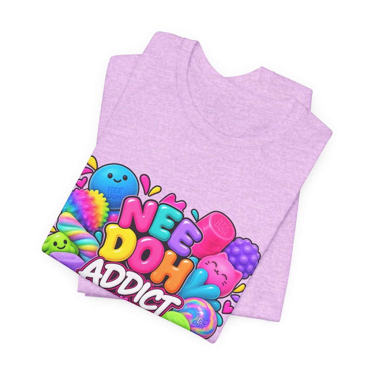 NeeDoh Addict Tee — Colorful Stress Ball Lover T-Shirt