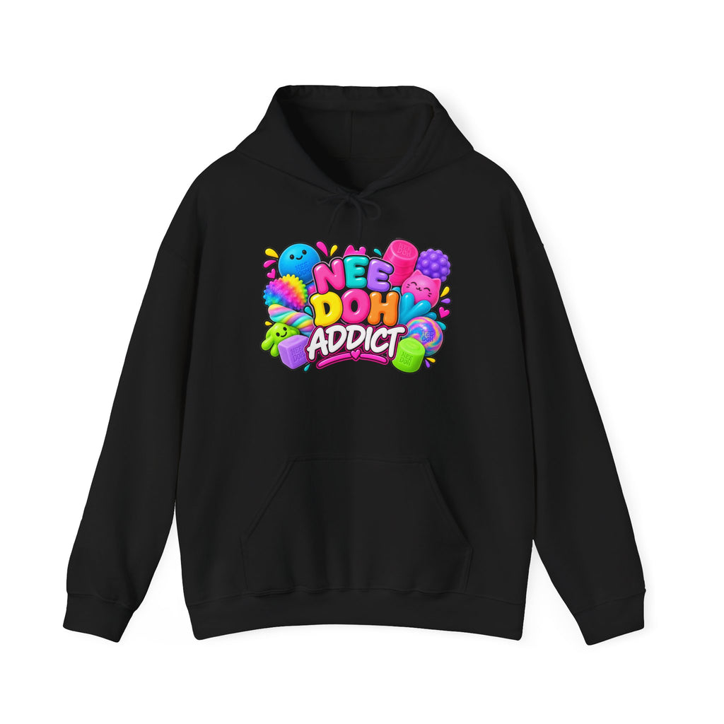 Needoh Addict Hoodie — Colorful Kawaii Squishy Toy Lover Pullover