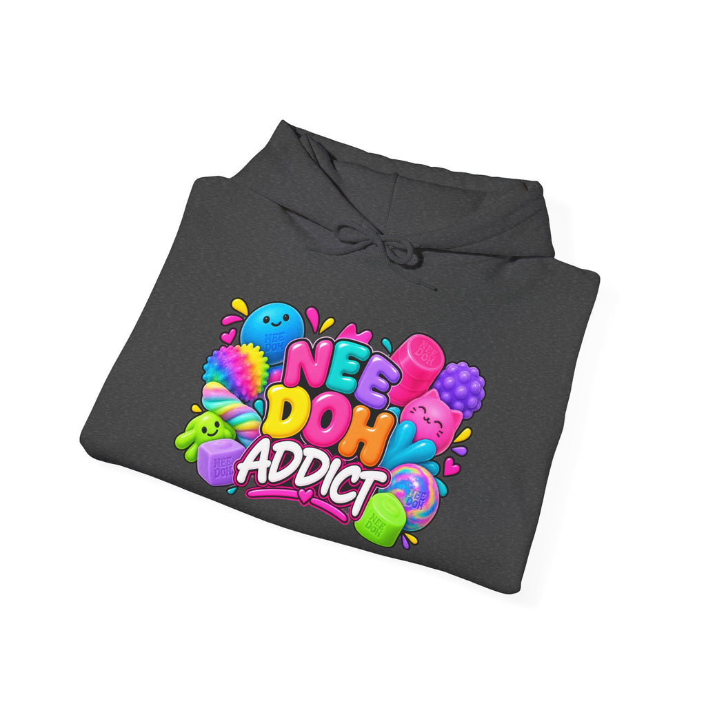 Needoh Addict Hoodie — Colorful Kawaii Squishy Toy Lover Pullover
