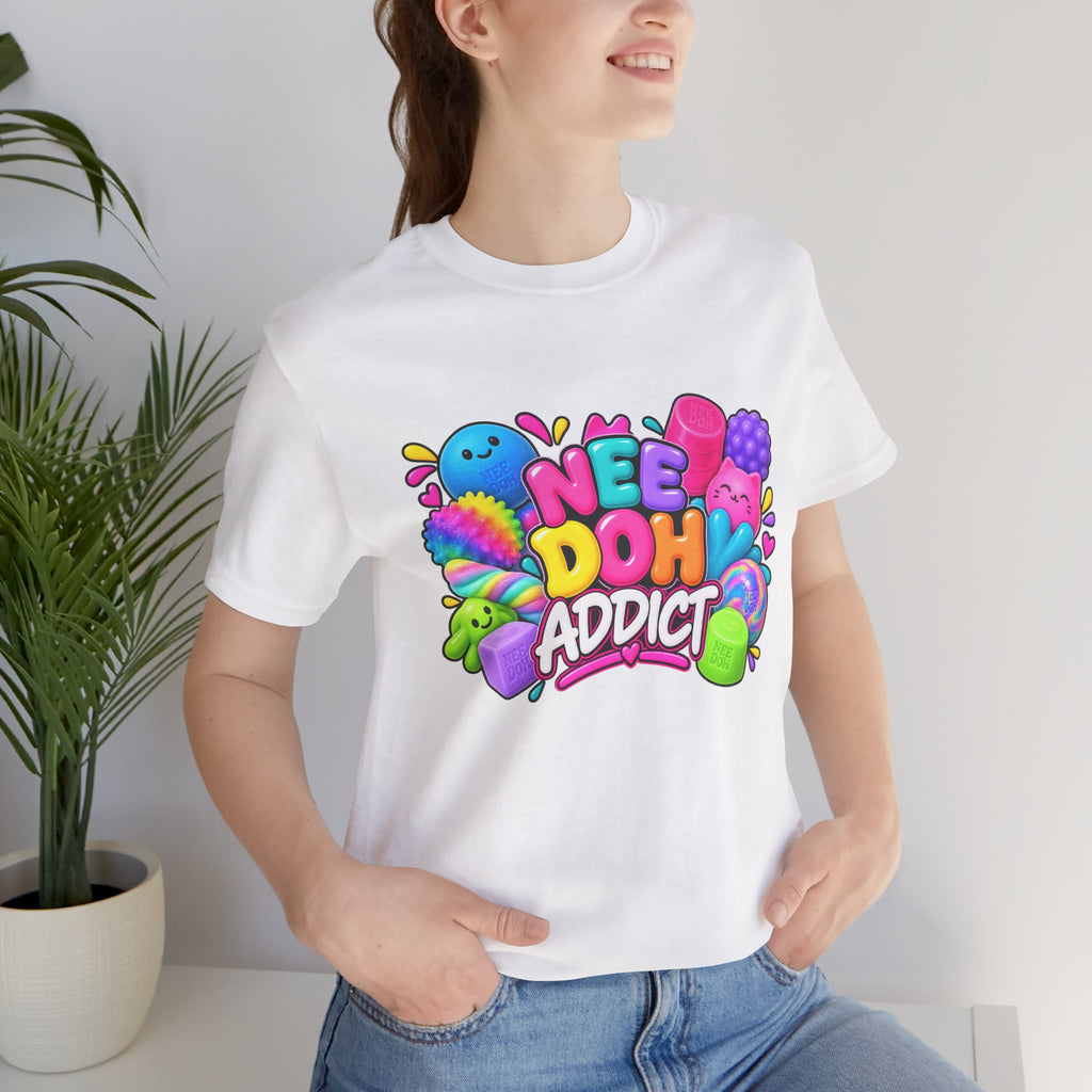 NeeDoh Addict Tee — Colorful Stress Ball Lover T-Shirt
