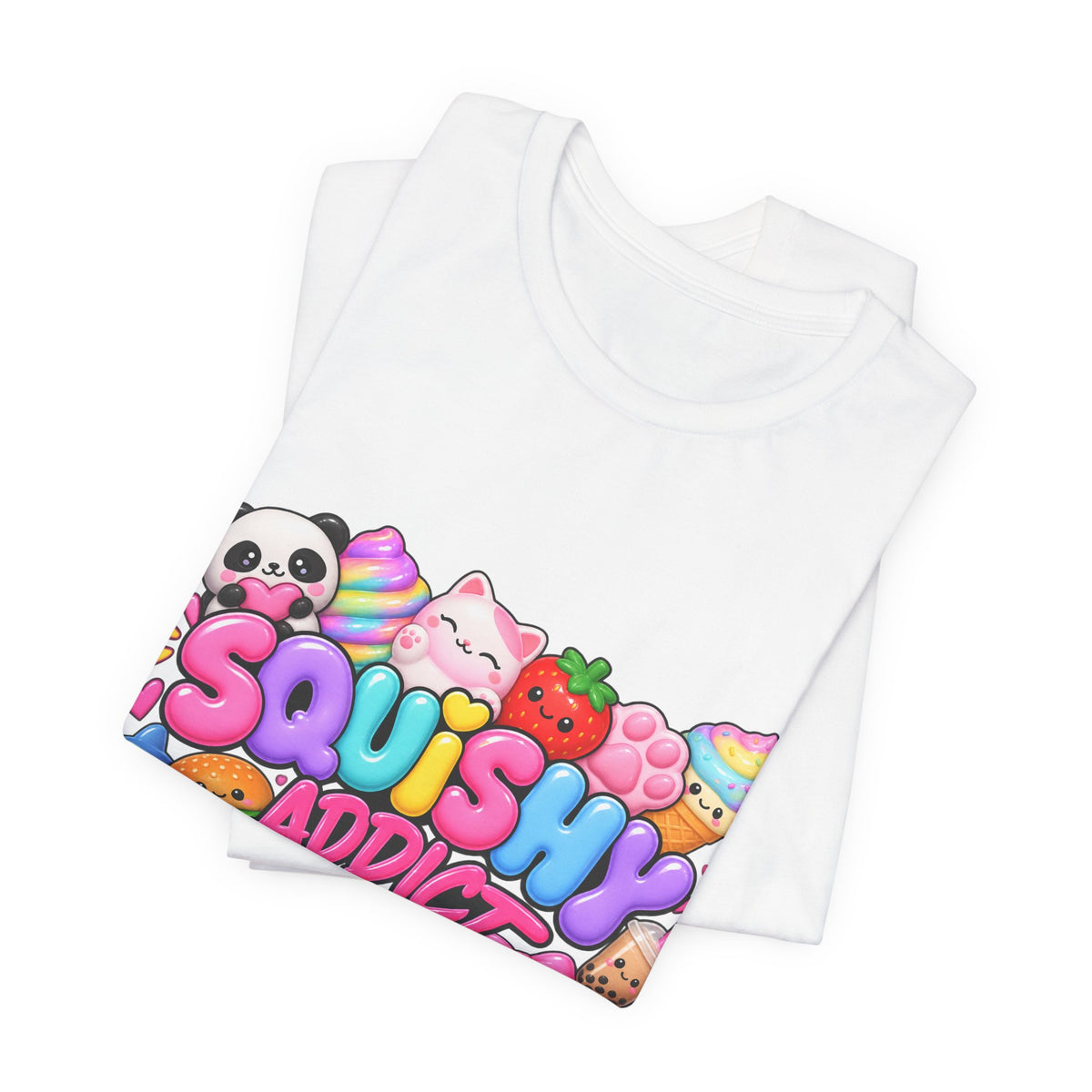 Squishy Addict T-Shirt — Cute Kawaii Plush Toy Graphic Tee