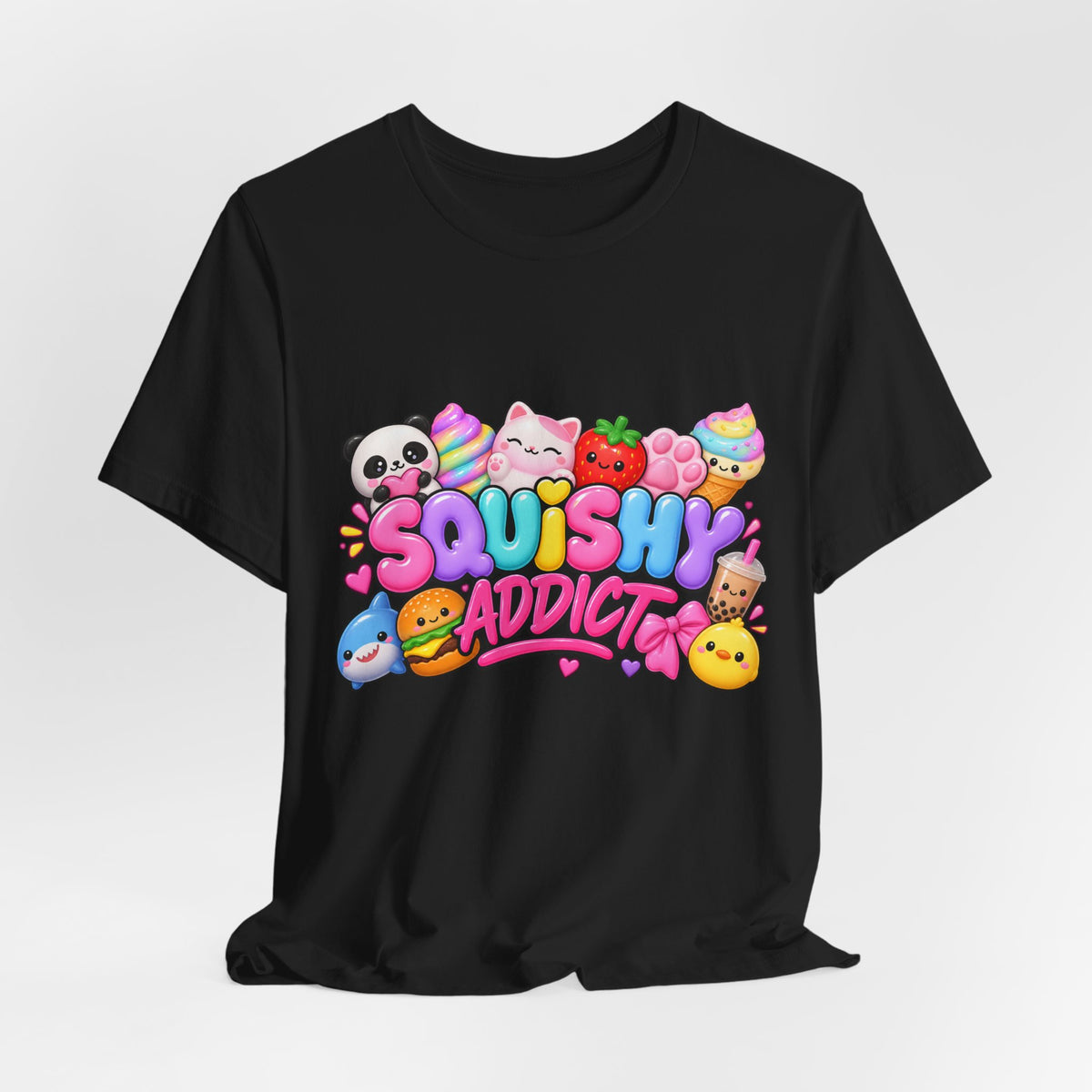 Squishy Addict T-Shirt — Cute Kawaii Plush Toy Graphic Tee