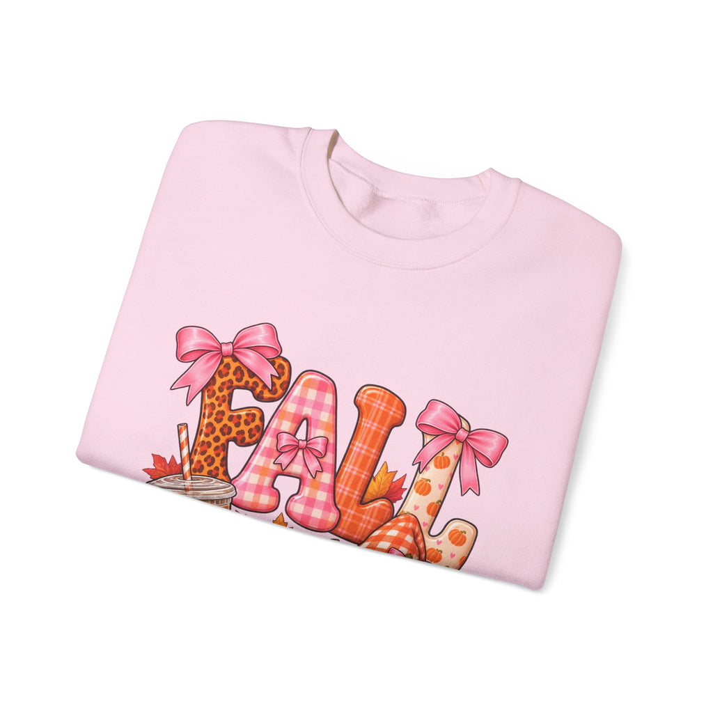 Fall Gnome Crewneck Sweatshirt — Cute Pumpkin & Plaid Autumn Design