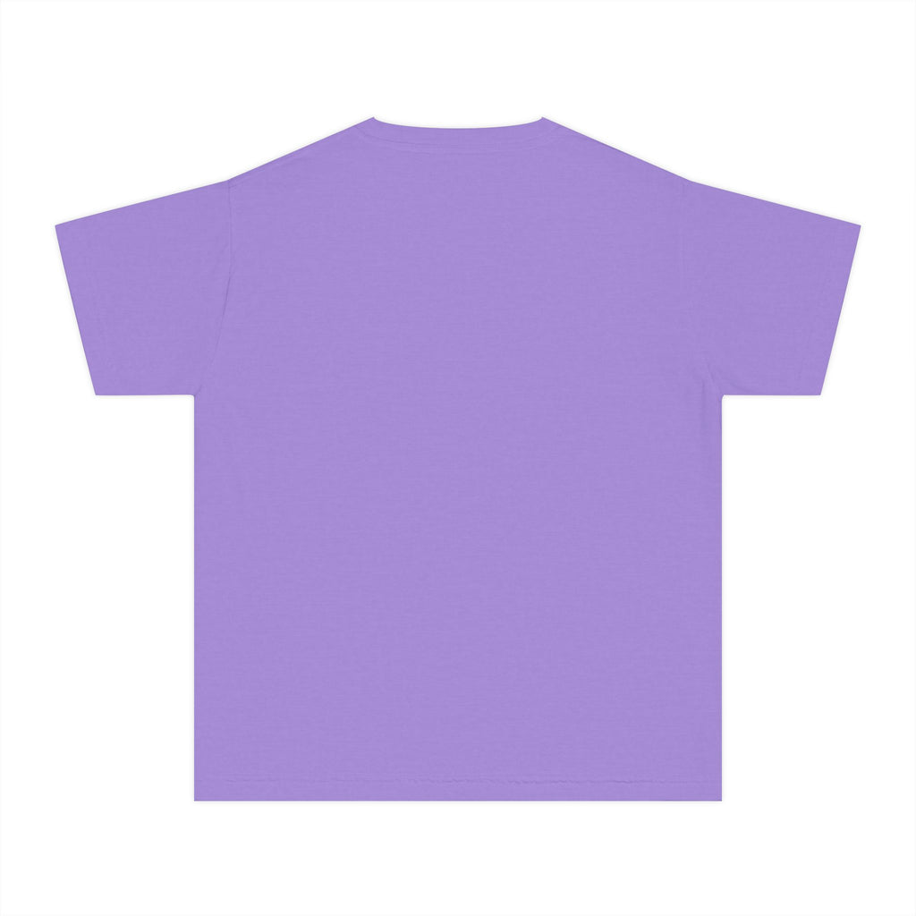 Youth Tee — "Im just here for the NeeDohs and Starbucks" Cute Pastel Graphic