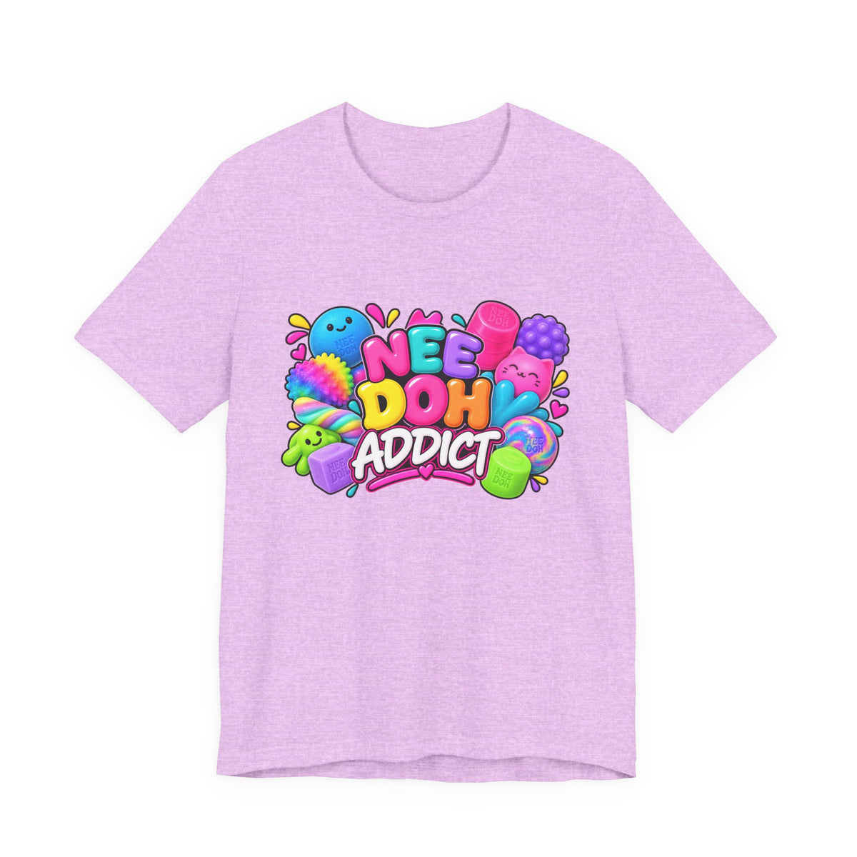 NeeDoh Addict Tee — Colorful Stress Ball Lover T-Shirt