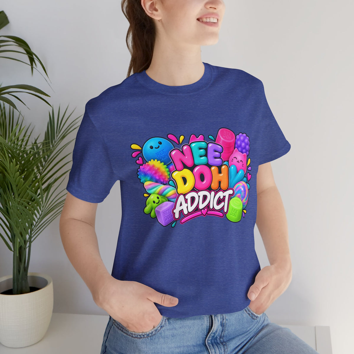NeeDoh Addict Tee — Colorful Stress Ball Lover T-Shirt