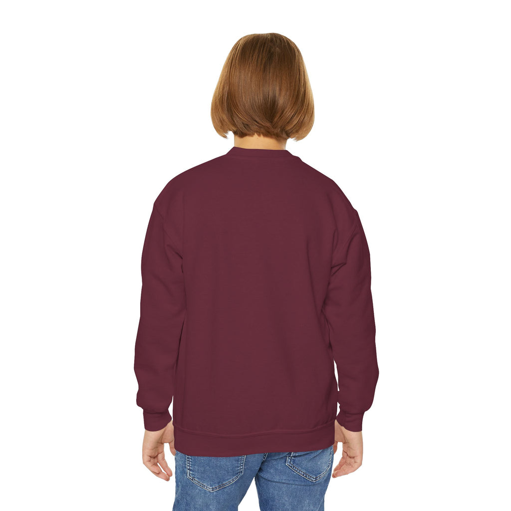Kawaii Dumpling Youth Sweatshirt — Cute Smiling Bao Crewneck for Kids