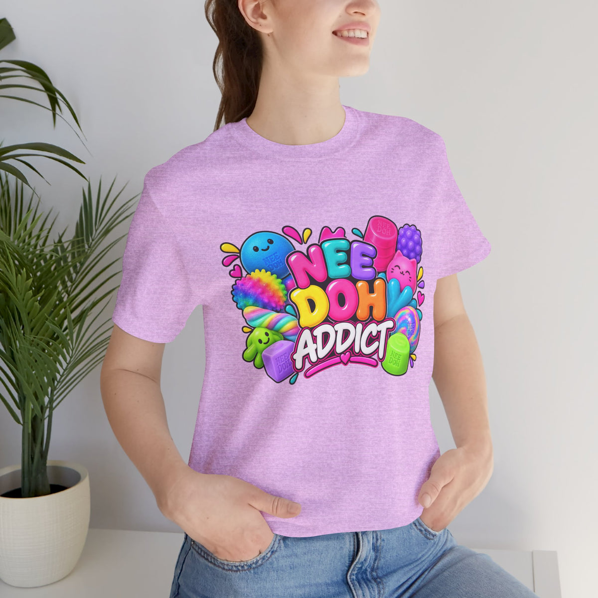 NeeDoh Addict Tee — Colorful Stress Ball Lover T-Shirt
