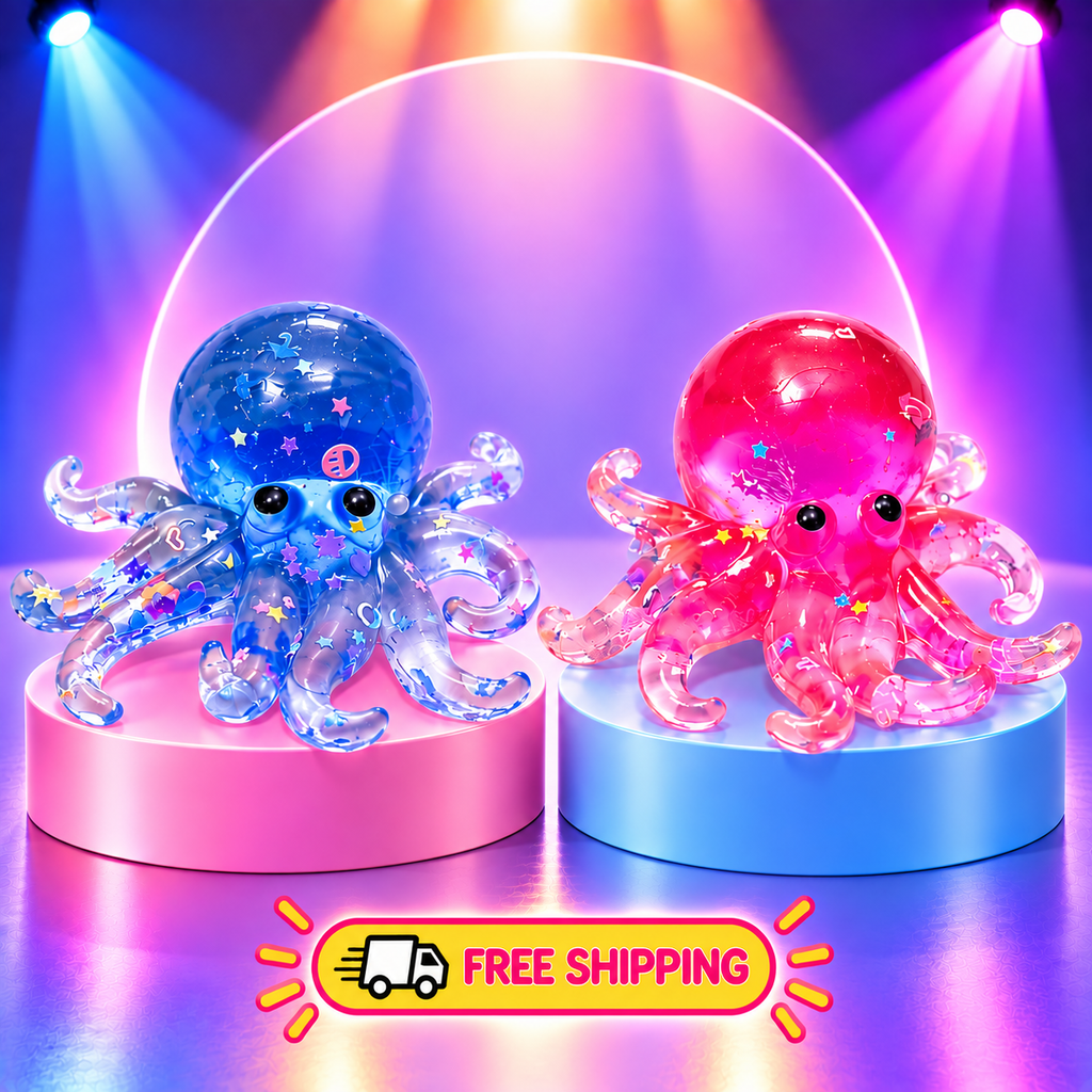 Glitter Octopus Taba Squishy