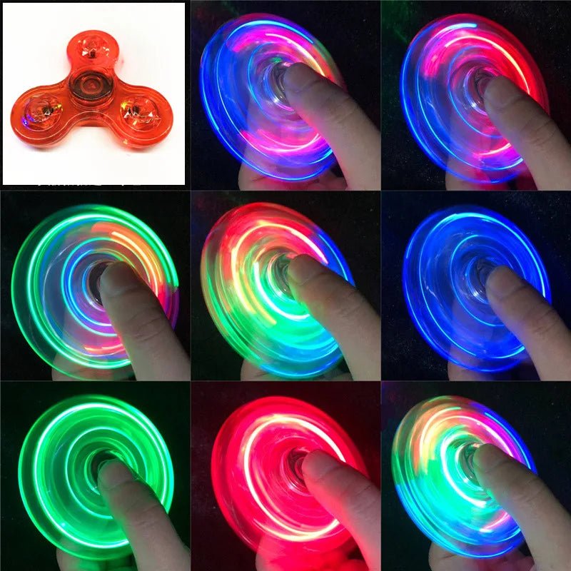 LED Glow-in-the-Dark Fidget Spinner