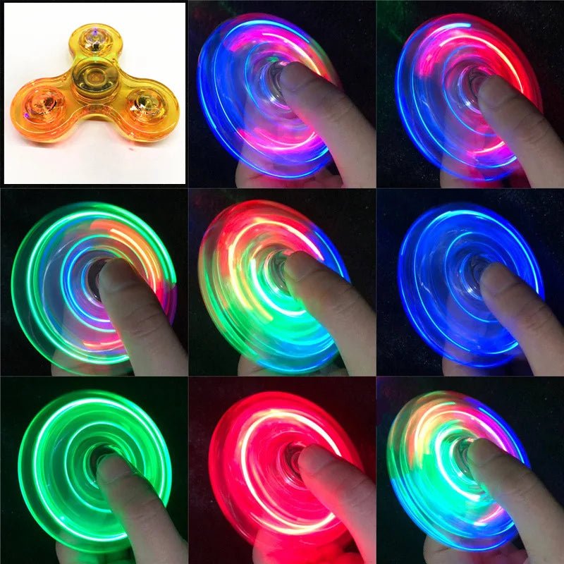 LED Glow-in-the-Dark Fidget Spinner