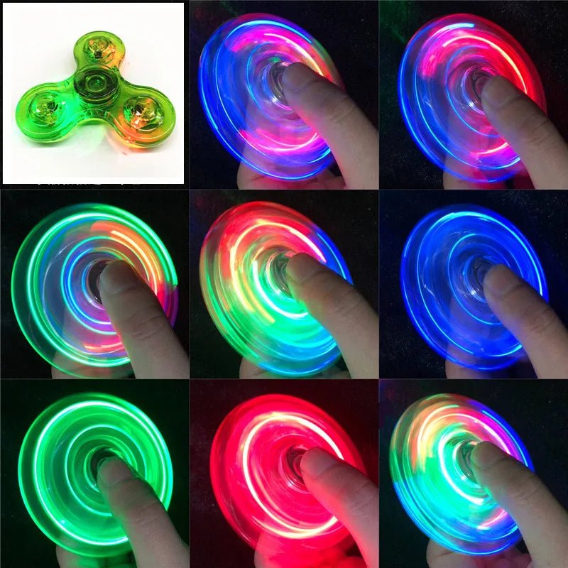 LED Glow-in-the-Dark Fidget Spinner