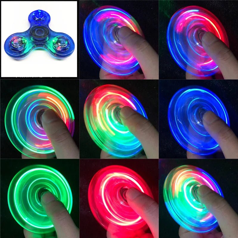 LED Glow-in-the-Dark Fidget Spinner