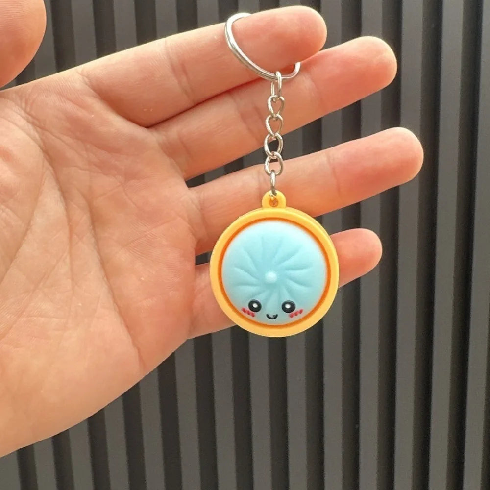 Dumpling Keychain Fidget Clickers (6, 12, 18 or 24 pcs)