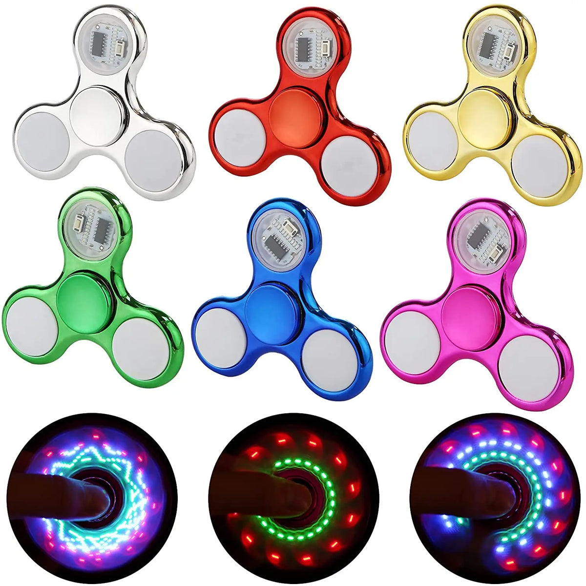 LED Light-Up Fidget Spinner
