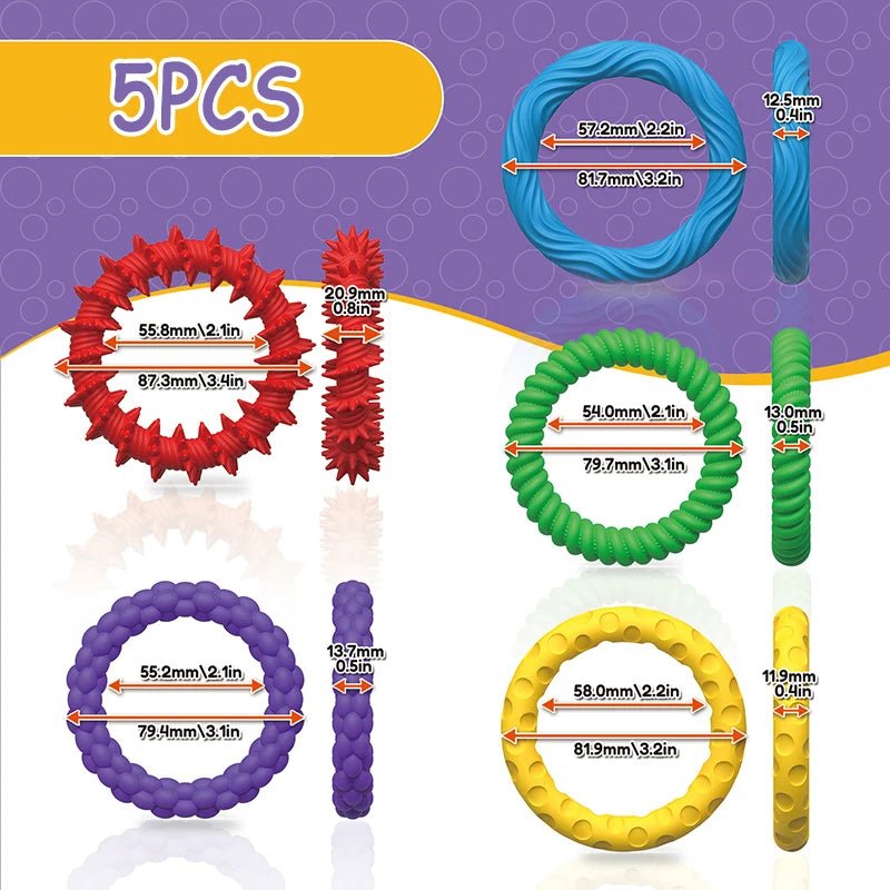 Silicone Worry Stones Fidget Toys