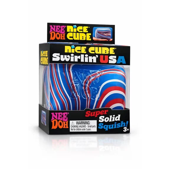 NeeDoh Nice Cube Swirlin’ USA Limited Edition