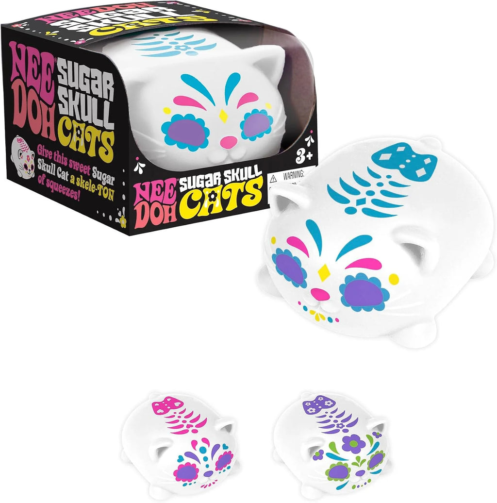 NeeDoh Sugar Skull Cats Squishy