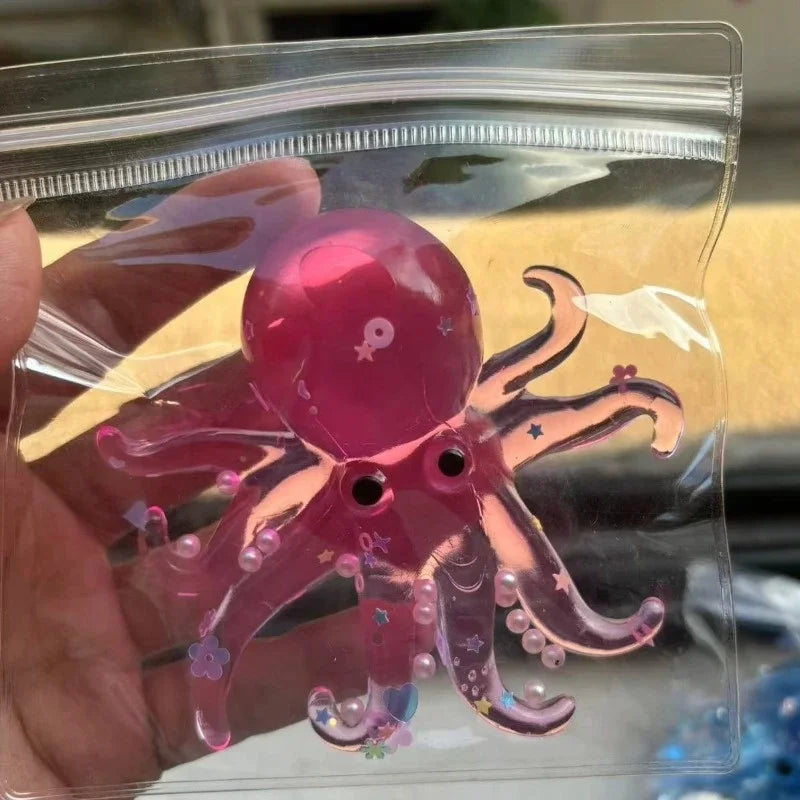Glitter Octopus Taba Squishy