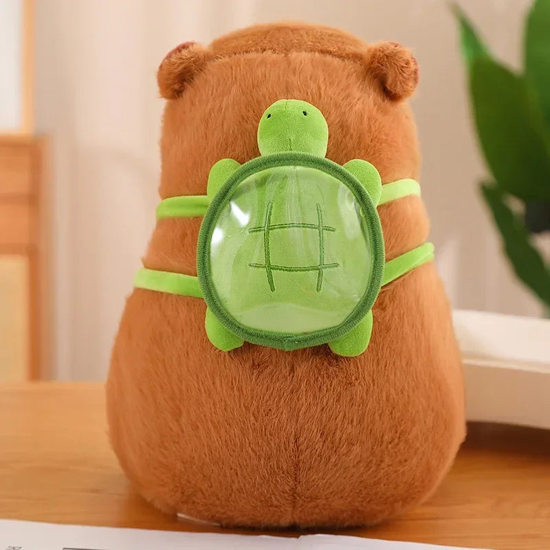 Capybara Plushy with Turtle Backpack 🐢