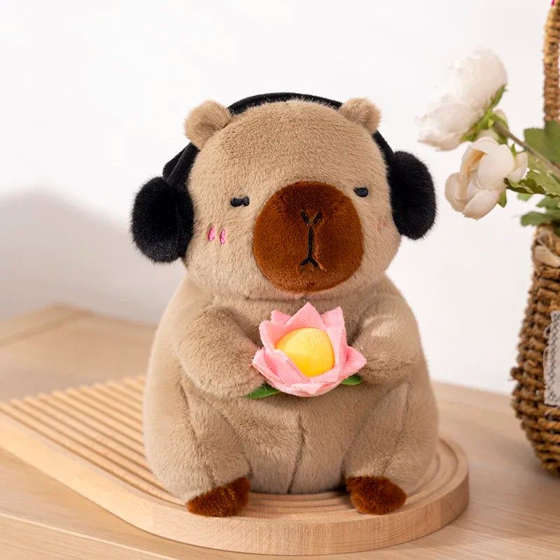 Capybara Plush Toy and White Faced Monkey