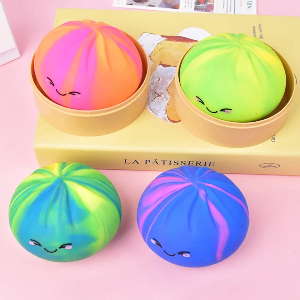Cute Dumpling - NEON TIE DYE Squishy