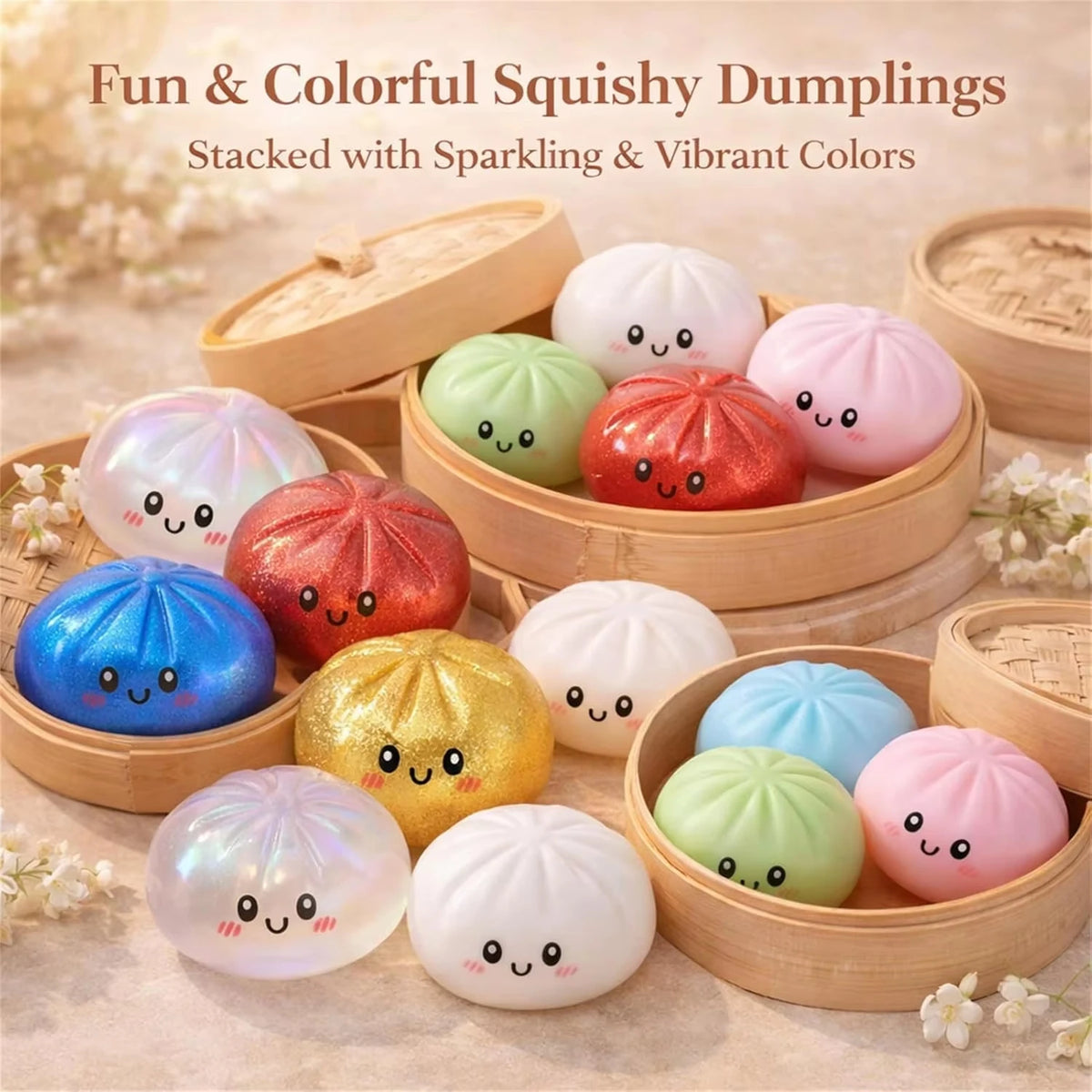 Colorful Dumpling Squishy