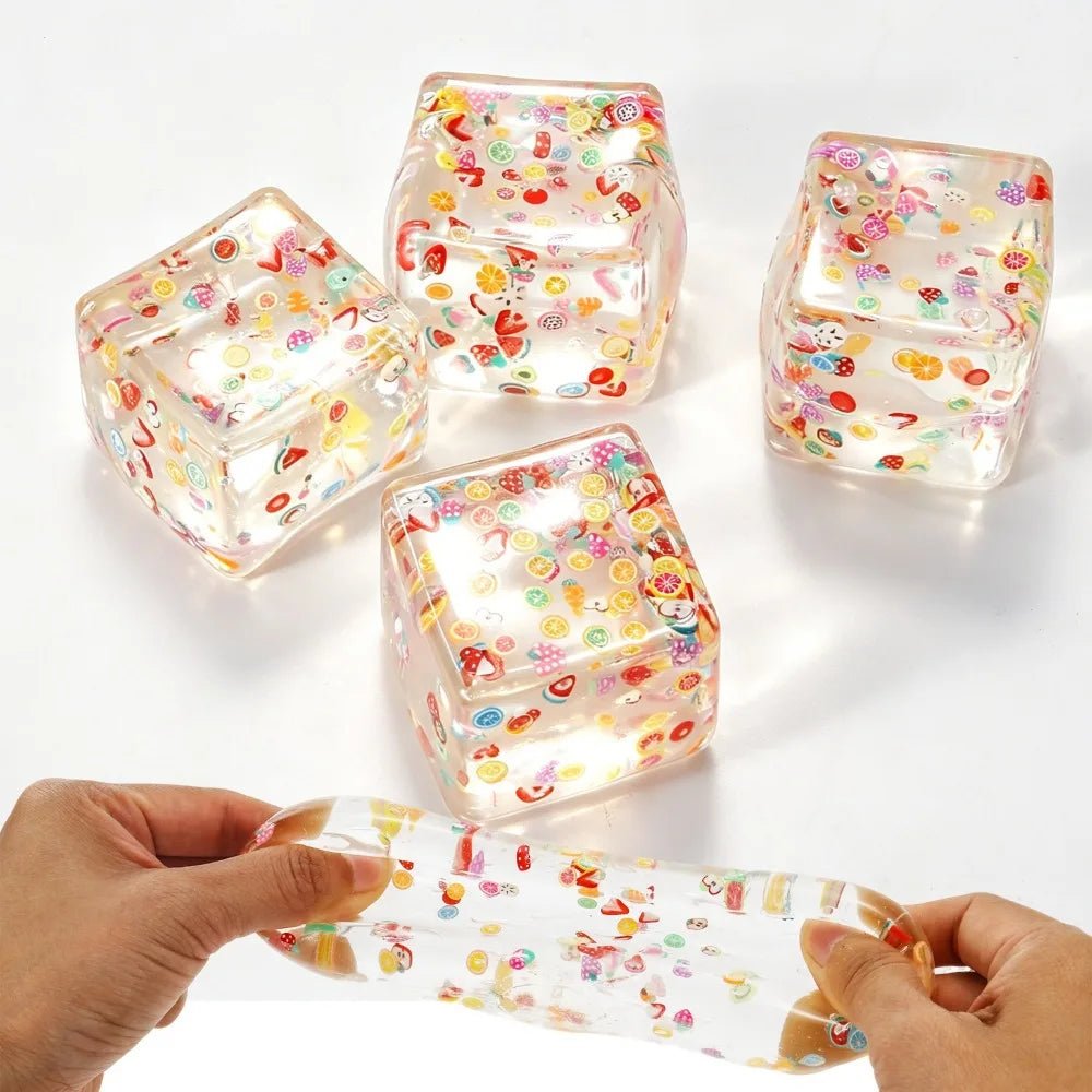 🧊Fruit Squishy  Cube