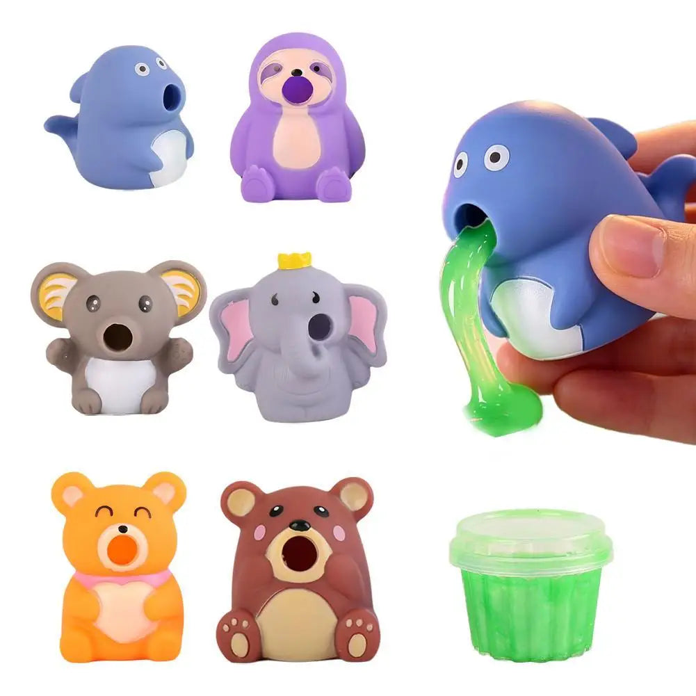 🐾 Animal Slime Squeeze Toy