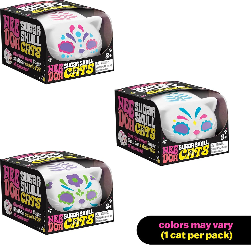NeeDoh Sugar Skull Cats Squishy