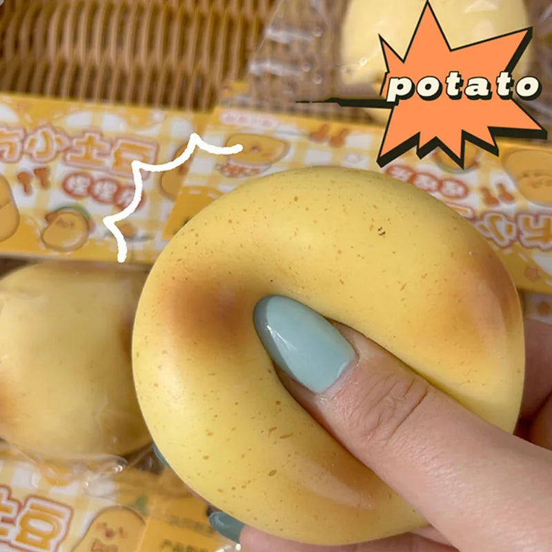 Slow-Rebound Potato Squishy Fidget Toy