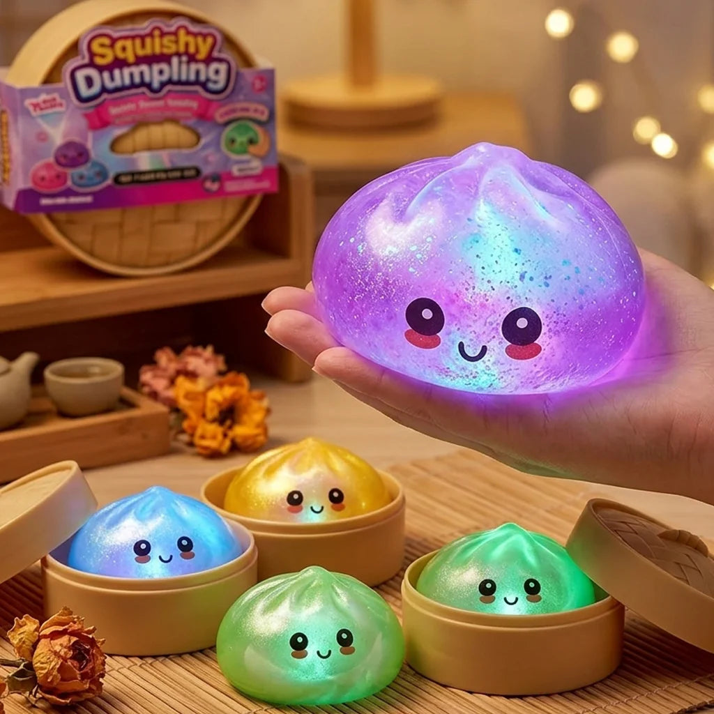 Glitter Glow Dumpling Squishy