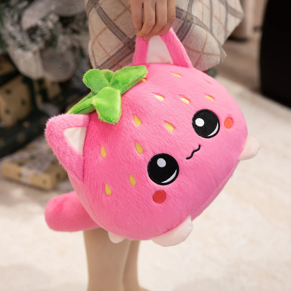 Strawberry Cat Plushy🍓