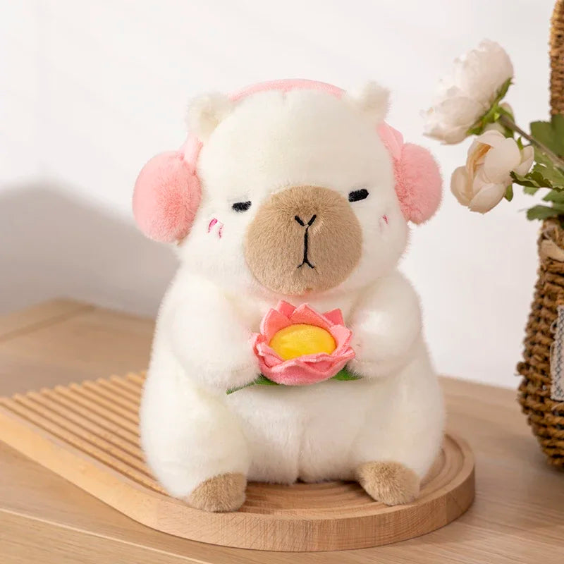 Capybara Plush Toy and White Faced Monkey