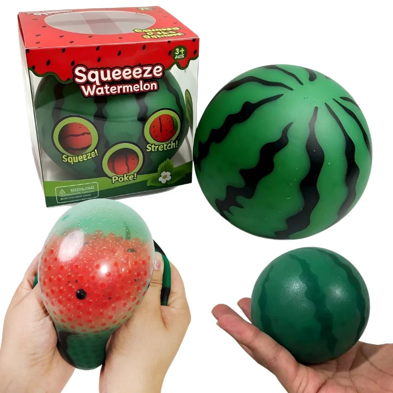 Watermelon Water Bead Squishy | Pop Bead Fidget Stress Ball