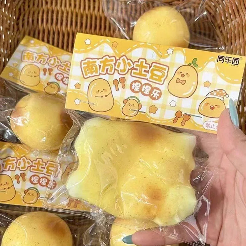 Slow-Rebound Potato Squishy Fidget Toy