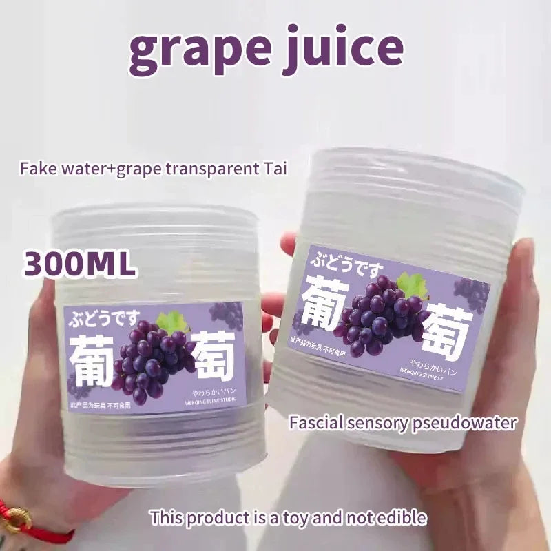 Fruit Juice Scented Clear Slime