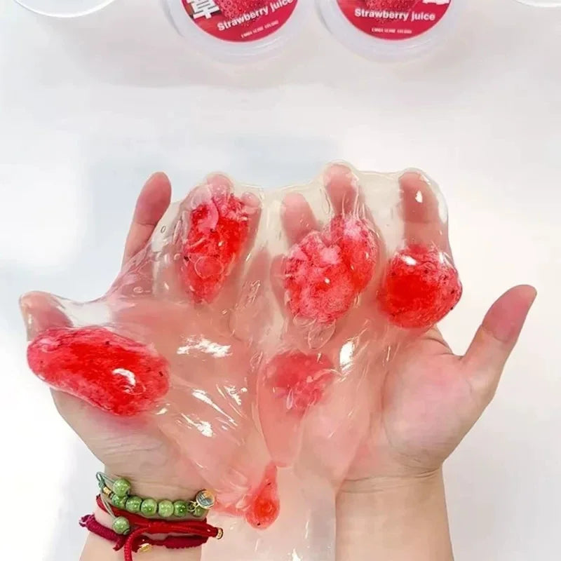 Fruit Juice Scented Clear Slime