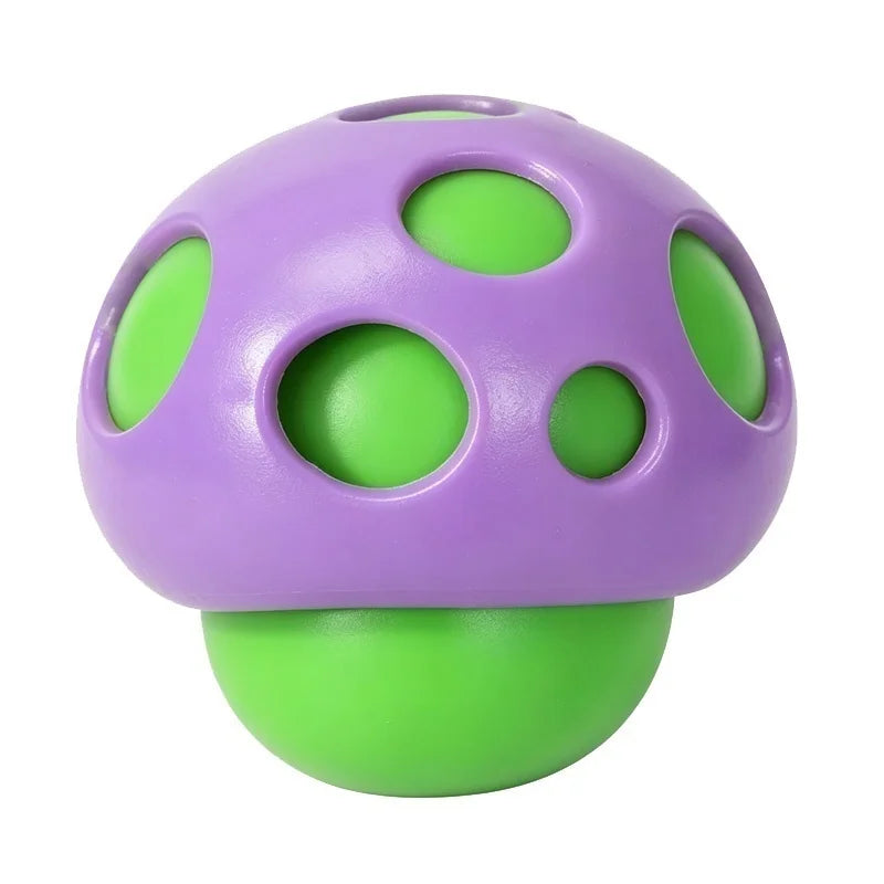 NeeDoh Groovy Shroom Mushroom Squishy | Sensory Stress Relief Toy