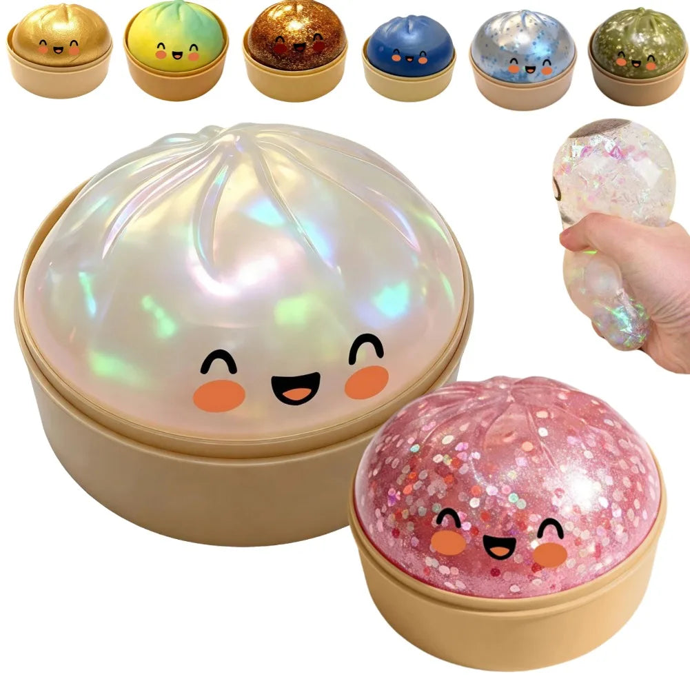 ✨Glitter✨Crystal Dumpling Squishy