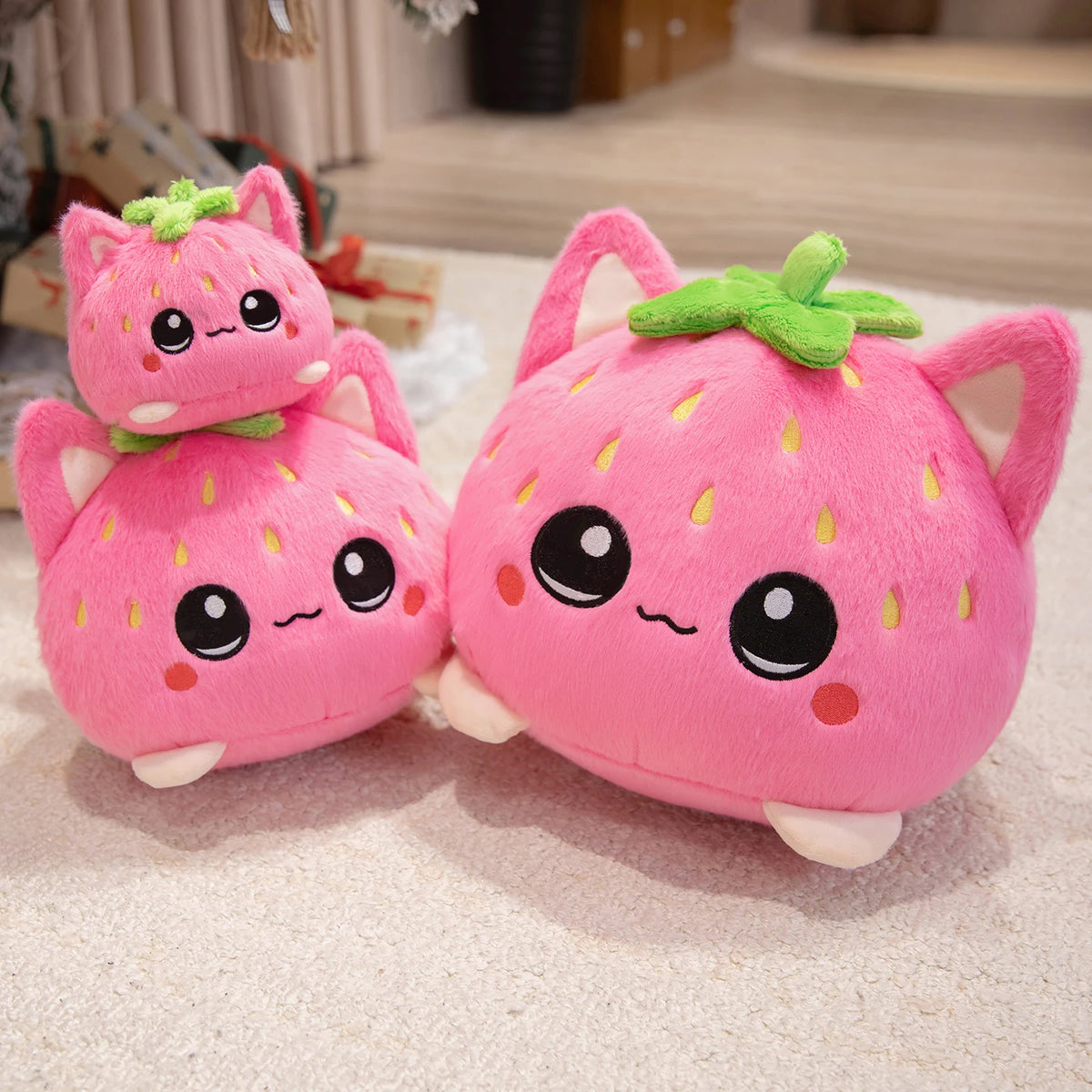 Strawberry Cat Plushy🍓
