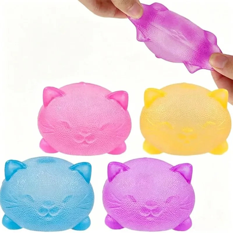 NeeDoh Cat Squishy Stress Ball | Soft Squeeze Sensory Toy