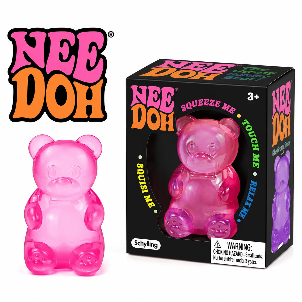 NeeDoh Gummy Bear Squishy Fidget Toy | Soft TPR