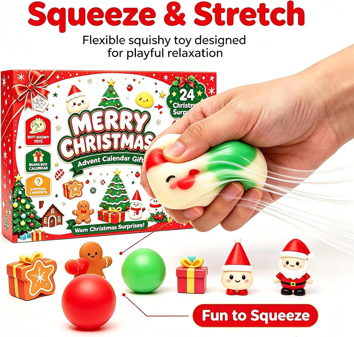 24-Day Christmas Dumpling Squishy Advent Calendar 2026