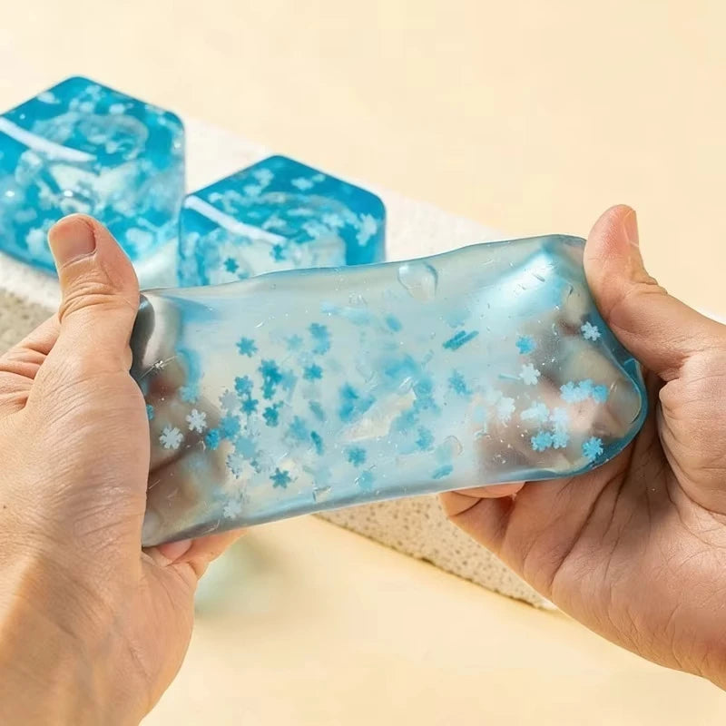 Snowflake Ice Cube Squishy