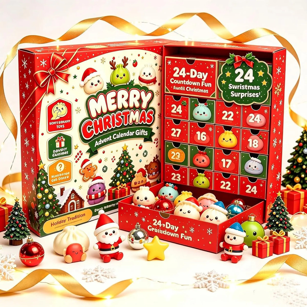 24-Day Christmas Dumpling Squishy Advent Calendar 2026