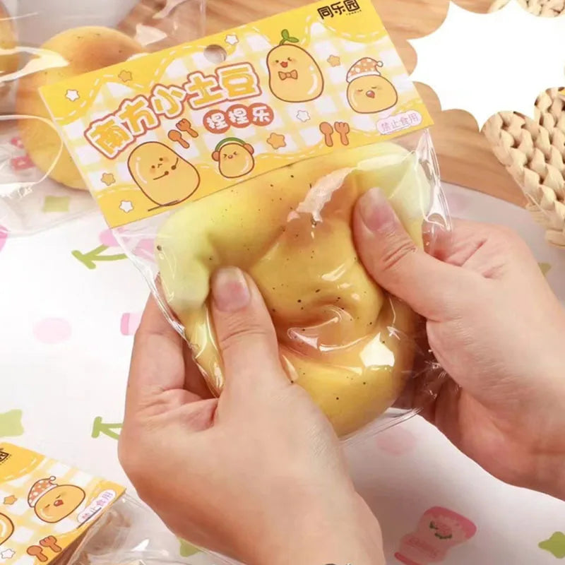 Slow-Rebound Potato Squishy Fidget Toy