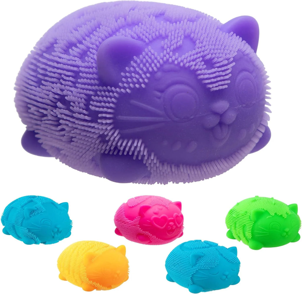NeeDoh Fuzz Ball Wild Cats Series – Stress Relief Toy